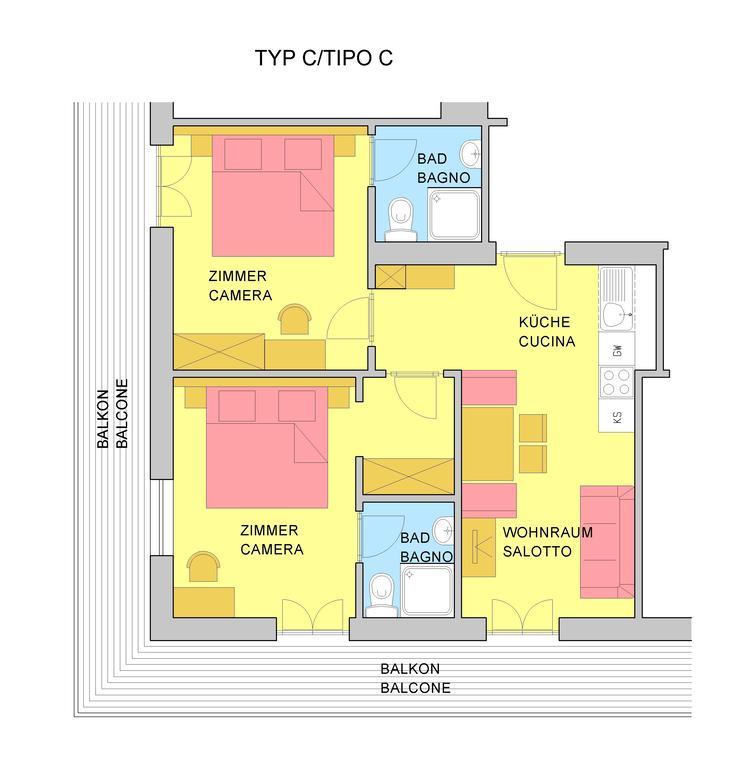 Residence Pichlerhof Rasun di Sopra Room photo